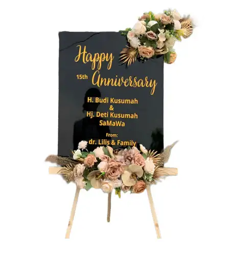 Papan Bunga Akrilik Gumelem Kulon